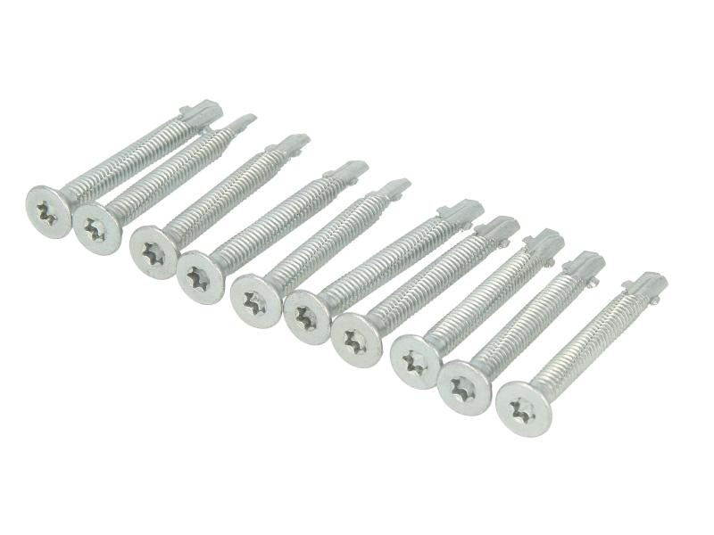 Suruburi autoforante galvanizate  diam . 6.3mm lungime 45mm  set 10 bucati 