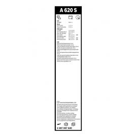 Set 2 buc. Lamele stergator  Bosch Jointless Fata cu spoiler (2buc) A620S Aerotwin 600/475mm