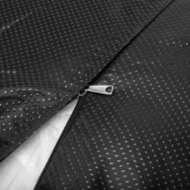 Pat pentru câini și pisici - 85 x 55 x 8 cm - albastru cu husa detasabila