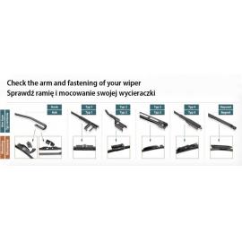 Set 2 buc. Lamele stergator  Bosch Jointless Fata cu spoiler (2buc) A620S Aerotwin 600/475mm